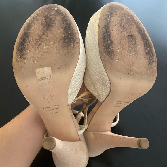 COPY - Giuseppe Zanoti peep toe pumps - Picture 4 of 4